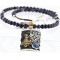 12kt Gold Filled .925 Sterling Silver Handmade Certified Authentic Navajo Lady Weaving Rug LAPIS Native American Necklace 390841580867