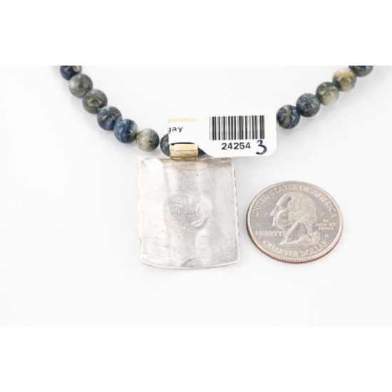 12kt Gold Filled .925 Sterling Silver Handmade Handmade Clasp Storyteller Certified Authentic Native American Necklace 390814645622