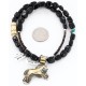 12kt Gold Filled .925 Sterling Silver Handmade Horse Certified Authentic Navajo SPIDER W Turquoise Native American Necklace 371039212501