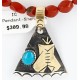12kt Gold Filled .925 Sterling Silver Handmade INDIAN TEEPEE Certified Authentic Navajo Turquoise Native American Necklace 371013394118