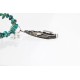 12kt Gold Filled .925 Sterling Silver Handmade Rose Certified Authentic Navajo Turquoise Native American Necklace 390821454540