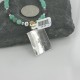12kt Gold Filled .925 Sterling Silver Handmade Storyteller Certified Authentic Navajo Turquoise Native American Necklace 370900659628