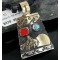 12kt Gold Filled .925 Sterling Silver Handmade Storyteller Certified Authentic Navajo Turquoise Native American Necklace 370904685245
