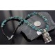 12kt Gold Filled .925 Sterling Silver Handmade Storyteller Certified Authentic Navajo Turquoise Native American Necklace 370909924980