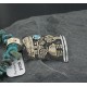 12kt Gold Filled .925 Sterling Silver Handmade Storyteller Certified Authentic Navajo Turquoise Native American Necklace 370909924980