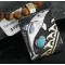 12kt Gold Filled .925 Sterling Silver Handmade Storyteller Certified Authentic Navajo Turquoise Native American Necklace 370911070456