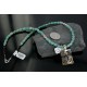 12kt Gold Filled .925 Sterling Silver Handmade Storyteller Certified Authentic Navajo Turquoise Native American Necklace 370912923933