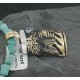 12kt Gold Filled .925 Sterling Silver Handmade Storyteller Certified Authentic Navajo Turquoise Native American Necklace 370912923933