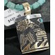 12kt Gold Filled .925 Sterling Silver Handmade Storyteller Certified Authentic Navajo Turquoise Native American Necklace 370912923933