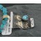 12kt Gold Filled .925 Sterling Silver Handmade Storyteller Certified Authentic Navajo Turquoise Native American Necklace 370922200695