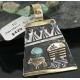 12kt Gold Filled .925 Sterling Silver Handmade Storyteller Certified Authentic Navajo Turquoise Native American Necklace 370923247830
