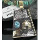 12kt Gold Filled .925 Sterling Silver Handmade Storyteller Certified Authentic Navajo Turquoise Native American Necklace 370923404784