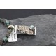 12kt Gold Filled .925 Sterling Silver Handmade Storyteller Certified Authentic Navajo Turquoise Native American Necklace 370984053639