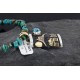 12kt Gold Filled .925 Sterling Silver Handmade Storyteller Certified Authentic Navajo Turquoise Native American Necklace 370986814310 12kt Gold Filled .925 Sterling Silver Handmade Storyteller Certified Authentic Navajo Turquoise Native American Necklace 370986814310