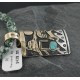 12kt Gold Filled .925 Sterling Silver Handmade Storyteller Certified Authentic Navajo Turquoise Native American Necklace 390671170260