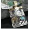 12kt Gold Filled .925 Sterling Silver Handmade Storyteller Certified Authentic Navajo Turquoise Native American Necklace 390674055440