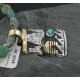 12kt Gold Filled .925 Sterling Silver Handmade Storyteller Certified Authentic Navajo Turquoise Native American Necklace 390674055440