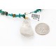 12kt Gold Filled .925 Sterling Silver Handmade Storyteller Certified Authentic Navajo Turquoise Native American Necklace 390814596729