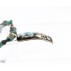 12kt Gold Filled .925 Sterling Silver Handmade Storyteller Certified Authentic Navajo Turquoise Native American Necklace 390842296615