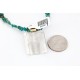 12kt Gold Filled .925 Sterling Silver Handmade Wolf and Moon Certified Authentic Navajo Coral Native American Necklace 371037500012