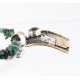 12kt Gold Filled .925 Sterling Silver Handmade Wolf Certified Authentic Navajo Tigers Eye Turquoise Native American Necklace 390829108731