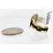 12kt Gold Filled .925 Sterling Silver Handmade Buffalo Navajo Ring 12658-6 12kt Gold Filled .925 Sterling Silver Handmade Buffalo Navajo Ring 12658-6