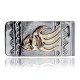 12kt Gold Filled and .925 Sterling Silver Bear Paw Handmade Certified Authentic Navajo Native American Money Clip 11256