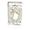 12kt Gold Filled and .925 Sterling Silver Buffalo Handmade Certified Authentic Navajo Native American Money Clip 11259-1