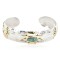 12kt Gold Filled and .925 Sterling Silver Certified Authentic Kokopelli Handmade Navajo Natural Turquoise #8 Native American Bracelet 12966-8