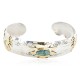 12kt Gold Filled and .925 Sterling Silver Certified Authentic Kokopelli Handmade Navajo Natural Turquoise #8 Native American Bracelet 12966-8 12kt Gold Filled and .925 Sterling Silver Certified Authentic Kokopelli Handmade Navajo Natural Turquoise #8 Native American Bracelet 12966-8