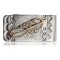 12kt Gold Filled and .925 Sterling Silver Feather Handmade Certified Authentic Navajo Native American Money Clip 11255
