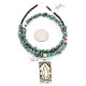 12kt Gold Filled and .925 Sterling Silver Handmade Arrow Certified Authentic Navajo Turquoise Native American Necklace 371052088816