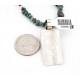 12kt Gold Filled and .925 Sterling Silver Handmade Arrow Certified Authentic Navajo Turquoise Native American Necklace 371052088816