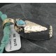 12kt Gold Filled and .925 Sterling Silver Handmade Arrow Certified Authentic Navajo Turquoise Native American Necklace 390673522272