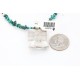 12kt Gold Filled and .925 Sterling Silver Handmade Arrow Certified Authentic Navajo Turquoise Native American Necklace 390824715198