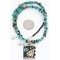 12kt Gold Filled and .925 Sterling Silver Handmade Arrowhead Certified Authentic Navajo Turquoise Native American Necklace 371018523592
