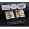 12kt Gold Filled and .925 Sterling Silver Handmade Bear Certified Authentic Navajo Native American Earrings 390676333240