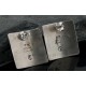 12kt Gold Filled and .925 Sterling Silver Handmade Buffalo Certified Authentic Navajo Native American Earrings 370917830756