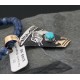 12kt Gold Filled and .925 Sterling Silver Handmade Buffalo Certified Authentic Navajo Turquoise Native American Necklace 370877261334