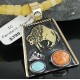 12kt Gold Filled and .925 Sterling Silver Handmade Buffalo Certified Authentic Navajo Turquoise Native American Necklace 370958748427