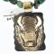 12kt Gold Filled and .925 Sterling Silver Handmade Buffalo Certified Authentic Navajo Turquoise Native American Necklace 371001354024