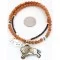 12kt Gold Filled and .925 Sterling Silver Handmade Buffalo Navajo Turquoise Native American Necklace 371015090270