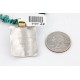 12kt Gold Filled and .925 Sterling Silver Handmade Buffalo Certified Authentic Navajo Turquoise Native American Necklace 371017152280