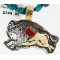12kt Gold Filled and .925 Sterling Silver Handmade Buffalo Certified Authentic Navajo Turquoise Native American Necklace 390781114665