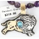 12kt Gold Filled and .925 Sterling Silver Handmade Buffalo Certified Authentic Navajo Turquoise Native American Necklace 390785545080 12kt Gold Filled and .925 Sterling Silver Handmade Buffalo Certified Authentic Navajo Turquoise Native American Necklace 390785545080