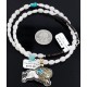 12kt Gold Filled and .925 Sterling Silver Handmade Buffalo Certified Authentic Navajo Turquoise Native American Necklace 390791123322