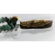 12kt Gold Filled and .925 Sterling Silver Handmade Buffalo Certified Authentic Navajo Turquoise Native American Necklace 390858276962