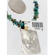12kt Gold Filled and .925 Sterling Silver Handmade Buffalo Certified Authentic Navajo Turquoise Native American Necklace 390858276962