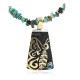 12kt Gold Filled and .925 Sterling Silver HANDMADE Butterfly Certified Authentic Navajo Turquoise Native American Necklace 371102771772