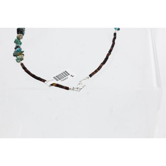 12kt Gold Filled and .925 Sterling Silver HANDMADE Butterfly Certified Authentic Navajo Turquoise Native American Necklace 371102771772
